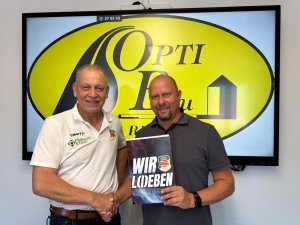 OPTI-Bau Riesa bleibt Partner der BSG Stahl Riesa