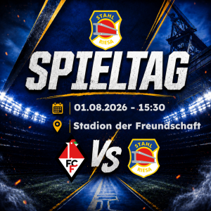 Nächster Härtetest: Stahl gastiert beim 1. FC Frankfurt (Oder)