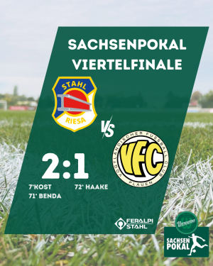 HALBFINALE ! Auch Plauen kann Stahl nicht stoppen