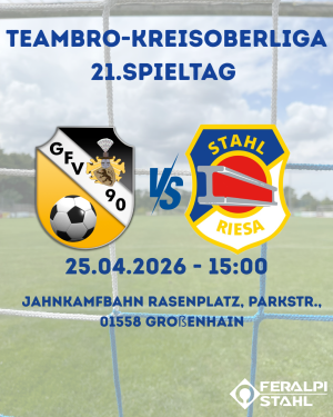 Stahl 2. zu Gast in Großenhain