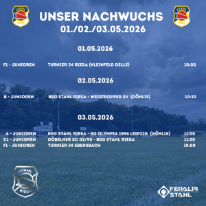 Nachwuchsspiele am Wochenende
