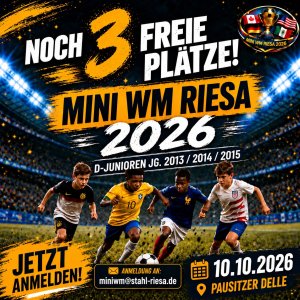 Mini WM - 3 freie Plätze