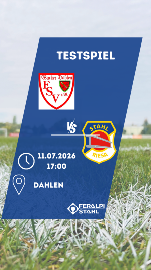 Erster Test in Dahlen