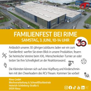 Stahl Riesa beim RIME Familienfest