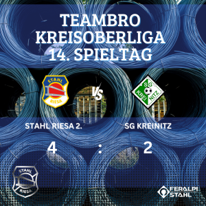 Verdienter Heimsieg der Zweiten gegen Kreinitz