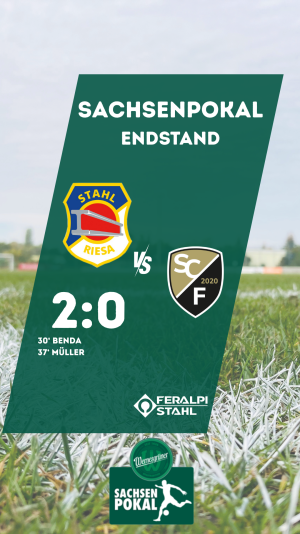 Stahl überrascht Oberligist Freital im Pokal