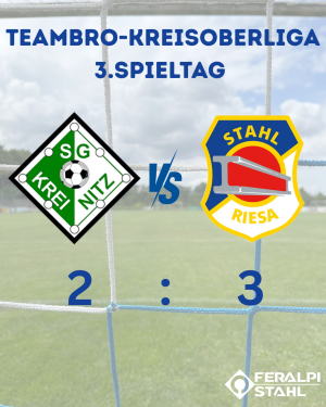 Auswärtssieg in Kreinitz für Stahl 2.