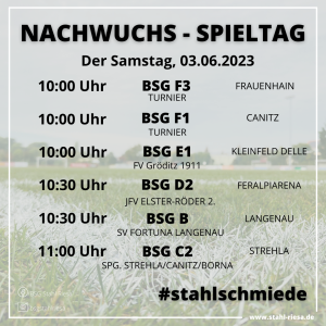 Endspurt im Nachwuchsbereich