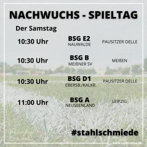 Nachwuchsspiele am Wochenende KW38 / Regionalauswahl