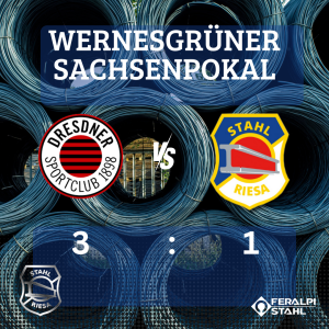 Ohne Chance in Runde 3 des Sachsenpokals