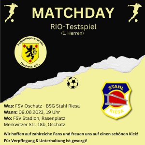 Sieg im letzten Testspiel