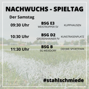 Der Nachwuchs im Einsatz