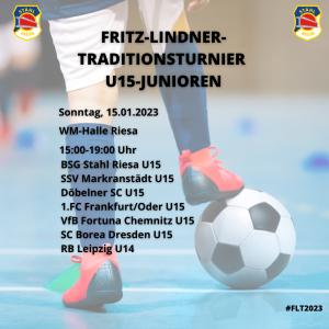 Fritz-Lindner-Traditionsturniere sind zurück!