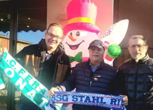 BSG Stahl Riesa knüpft internationale Kontakte – Italienischer Gast aus Partnerstadt zum 4. Hejosacu