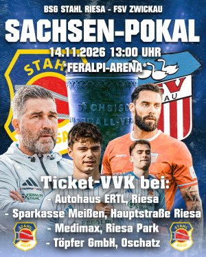 Ticket - Vorverkauf gegen Zwickau