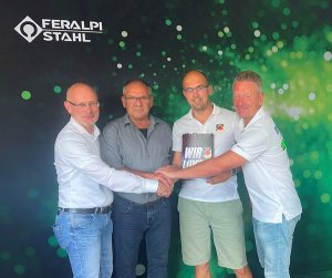 Feralpi bleibt weiter Hauptsponsor der BSG Stahl Riesa