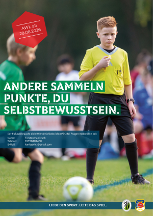 Neuer Schiedsrichteranwärterlehrgang