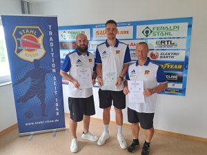 Drei weitere B-Lizenz-Trainer für unseren Verein