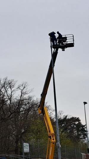 Umbau der Flutlichtanlage