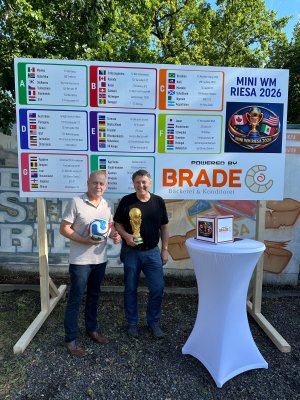 Brade ist Hauptsponsor der MiniWM Riesa 2026