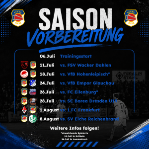 Start der 1. Mannschaft in die neue Saison